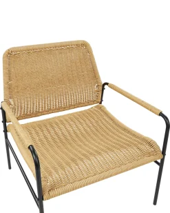 Hot Beliani Puutarhatuoli Rottinki Luonnonvari 2 Kpl Prasimo