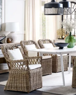 Shop Beliani Puutarhatuoli Rottinki Luonnonvari Maros