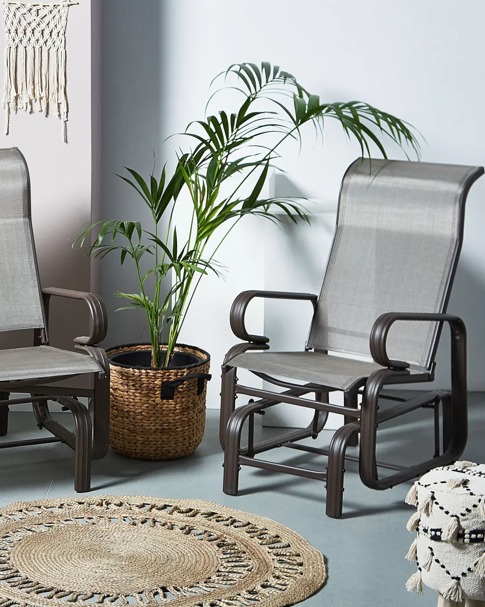 Ulkokalusteet<Beliani Puutarhatuoli Ruskea Borgio