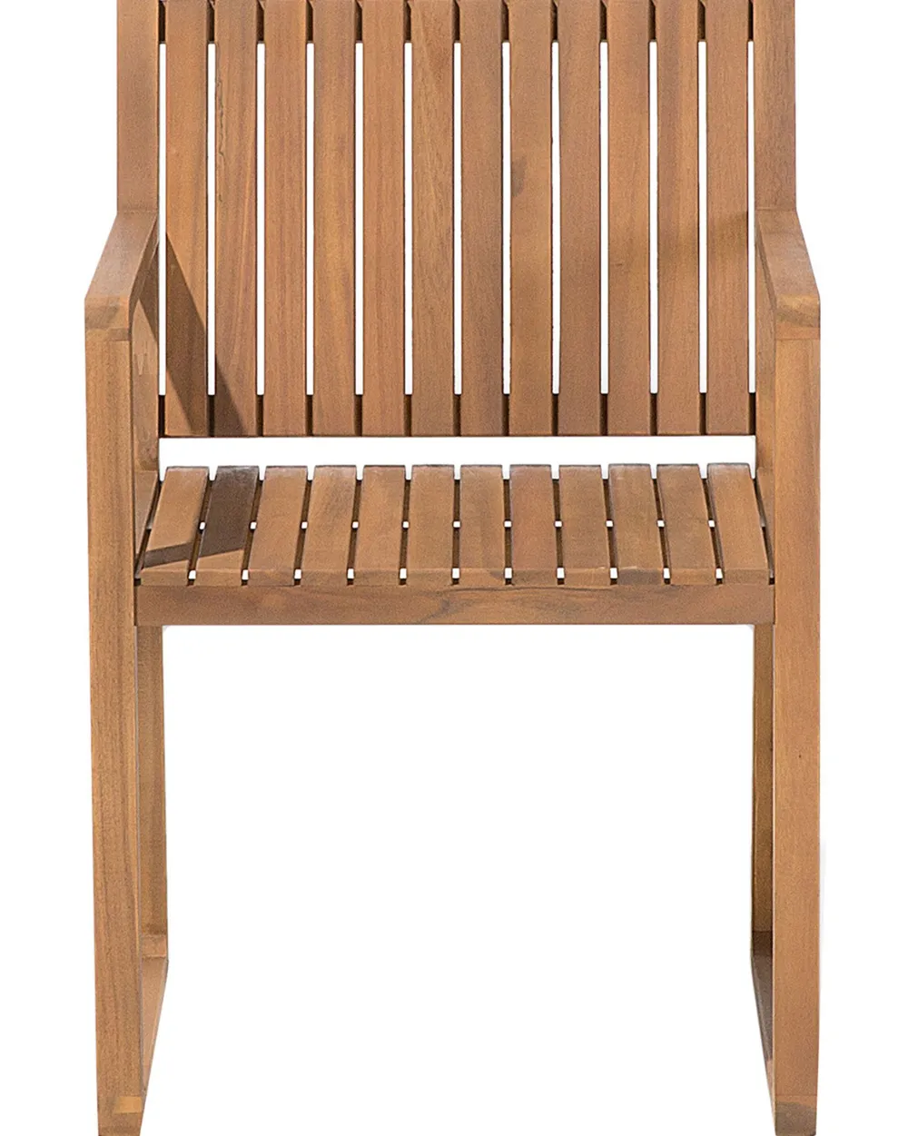 Clearance Beliani Puutarhatuoli Ruskeanharmaalla Pehmusteella 8Kpl Sassari