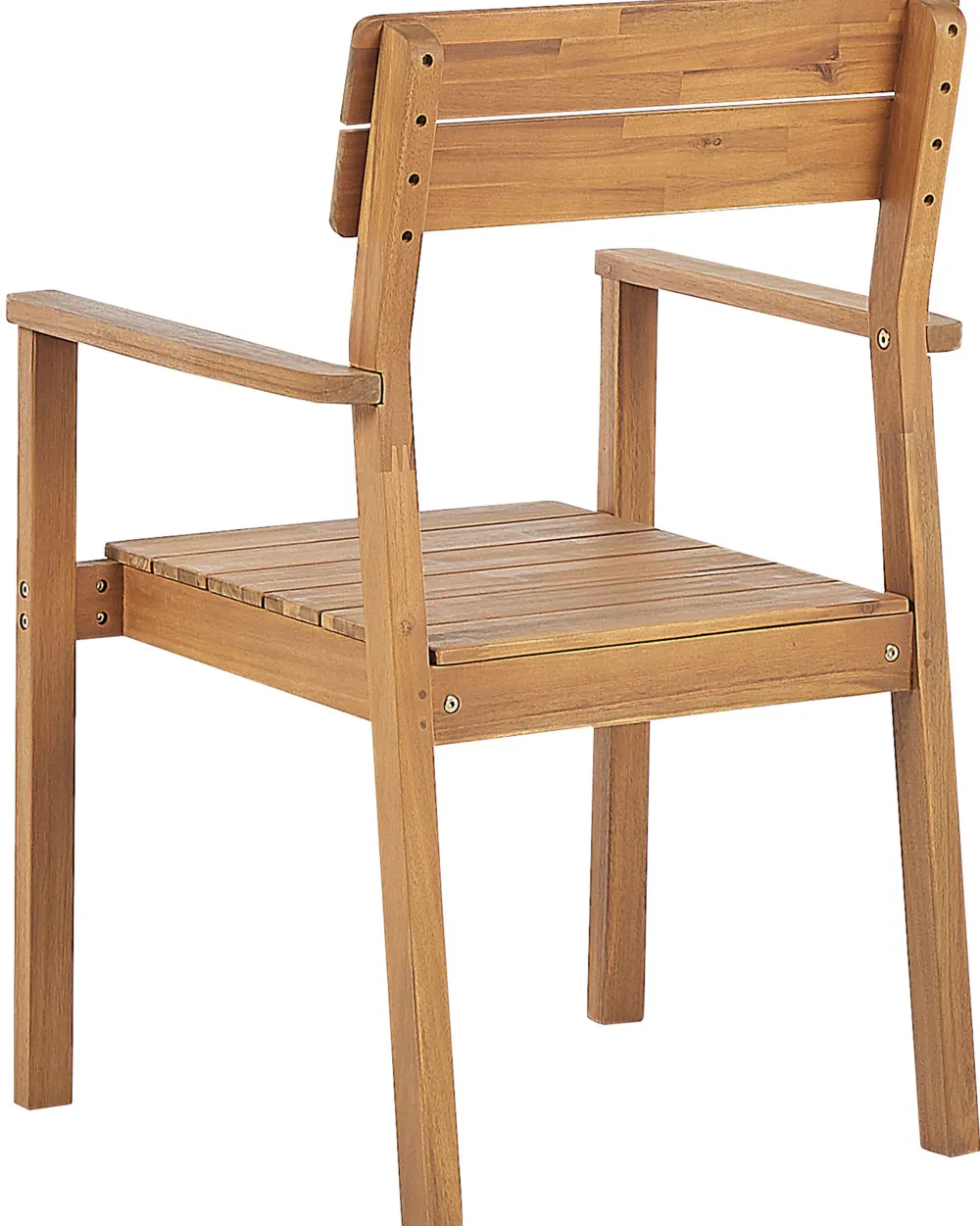 Ulkokalusteet<Beliani Puutarhatuoli Vaalea Akasiapuu 4 Kpl Fornelli