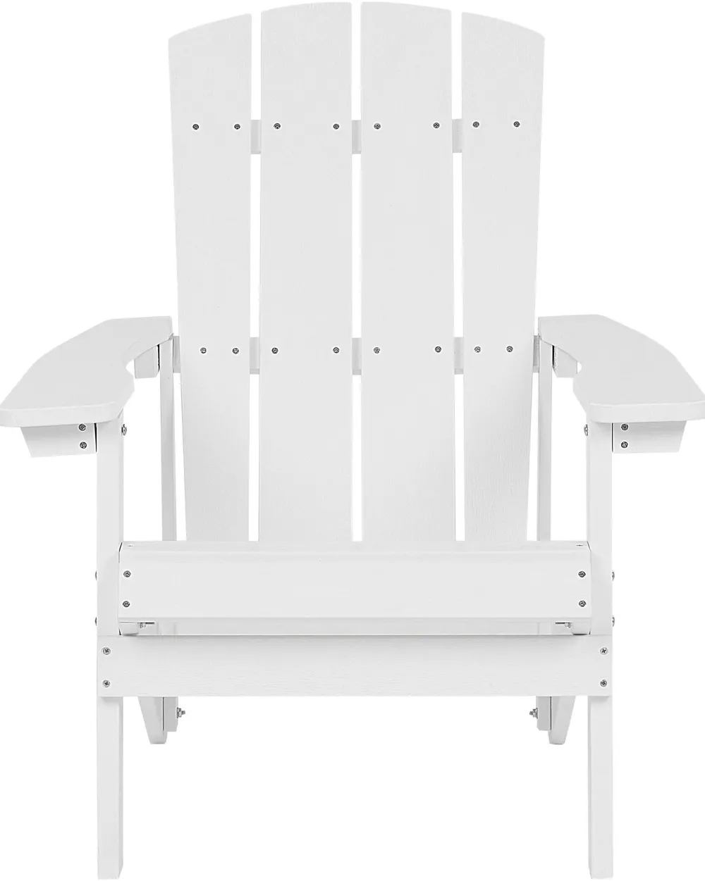 Ulkokalusteet<Beliani Puutarhatuoli Valkoinen Adirondack