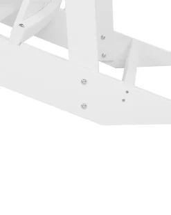 Ulkokalusteet<Beliani Puutarhatuoli Valkoinen Adirondack