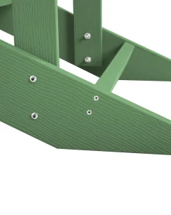 Ulkokalusteet<Beliani Puutarhatuoli Vihrea Adirondack