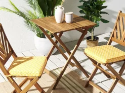 Cheap Beliani Puutarhatuolin Pehmuste Keltainen 37 X 34 Cm 2 Kpl Terni