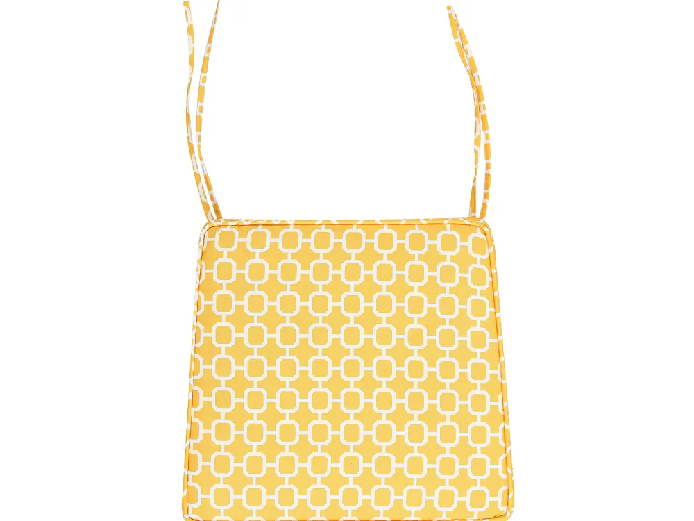 Cheap Beliani Puutarhatuolin Pehmuste Keltainen 37 X 34 Cm 2 Kpl Terni