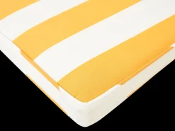 Tekstiilit<Beliani Puutarhatuolin Pehmuste Keltainen/Valkoinen 37 X 34 Cm 2 Kpl Terni