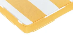 Tekstiilit<Beliani Puutarhatuolin Pehmuste Keltainen/Valkoinen 6 Kpl Tolve