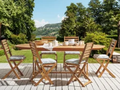 Tekstiilit<Beliani Puutarhatuolin Pehmuste Mintunvihrea/Valkoinen 6 Kpl Tolve