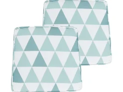 Best Sale Beliani Puutarhatuolin Pehmuste Vaaleansininen 37 X 34 Cm 2 Kpl Terni