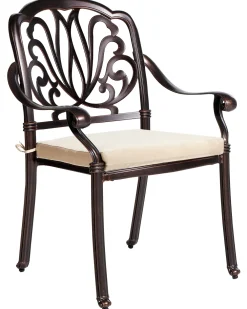 Ulkokalusteet<Beliani Puutarhatuolisetti, 4Kpl Ruskea Ancona