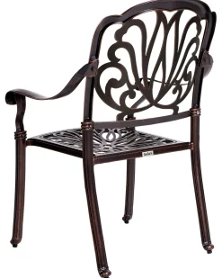 Ulkokalusteet<Beliani Puutarhatuolisetti, 4Kpl Ruskea Ancona