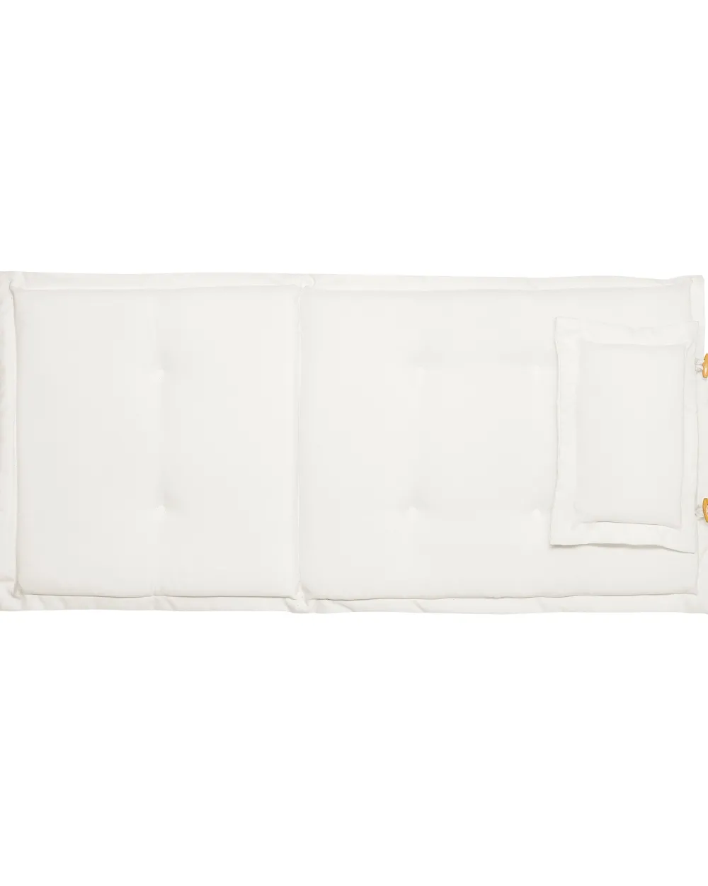 Ulkokalusteet<Beliani Puutarhatuolit 2Kpl Luonnonvalkoisilla Pehmusteilla Java