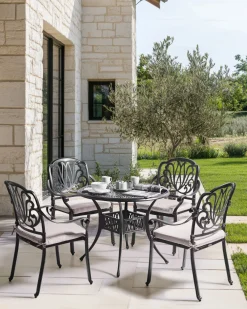 Ulkokalusteet<Beliani Puutarhatuolit 4Kpl Musta Ancona