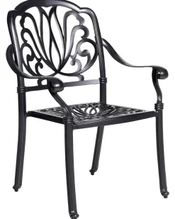 Ulkokalusteet<Beliani Puutarhatuolit 4Kpl Musta Ancona