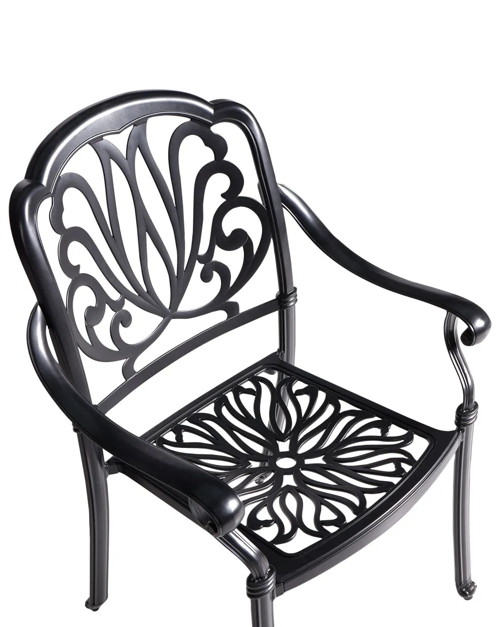 Ulkokalusteet<Beliani Puutarhatuolit 4Kpl Musta Ancona