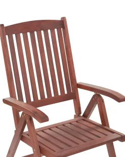 Ulkokalusteet<Beliani Puutarhatuolit 2Kpl Setti Akaasiapuu Toscana