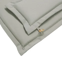 Clearance Beliani Puutarhatuolit 6Kpl Setti Harmaanbeigeilla Pehmusteilla Toscana