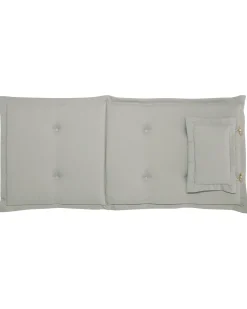 Clearance Beliani Puutarhatuolit 6Kpl Setti Harmaanbeigeilla Pehmusteilla Toscana