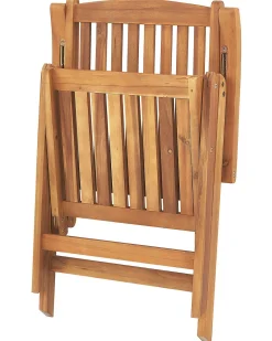 Ulkokalusteet<Beliani Puutarhatuolit 2Kpl Sinisilla Pehmusteilla Java