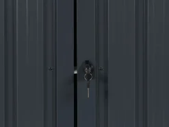 Store Beliani Puutarhavaja Teras Grafiitinharmaa 158 X 134 Cm Moena