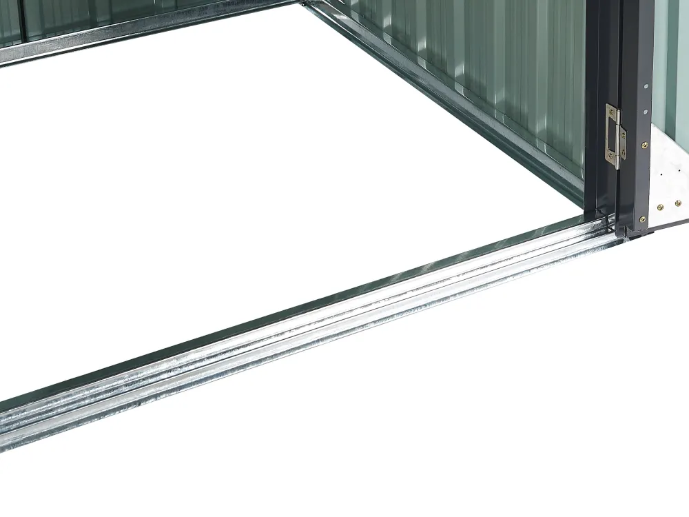 Ulkokalusteet<Beliani Puutarhavaja Teras Grafiitinharmaa 270 X 158 Cm Aosta