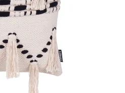 Tekstiilit<Beliani Puuvillainen Beige/Musta Tyynysetti 2 Kpl 45 X 45 Cm Thondi
