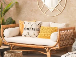 Tekstiilit<Beliani Puuvillainen Beige/Musta Tyynysetti 2 Kpl 45 X 45 Cm Thondi