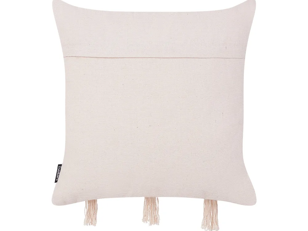 Tekstiilit<Beliani Puuvillainen Beige/Musta Tyynysetti 2 Kpl 45 X 45 Cm Thondi
