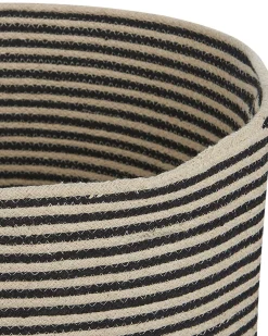 Best Beliani Puuvillakori Beige/Musta 41 Cm Yerkoy