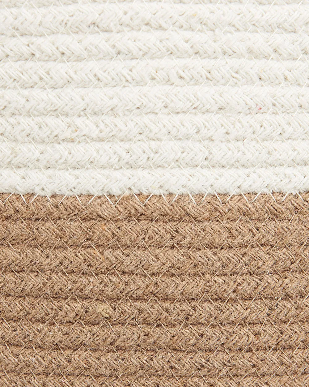 Fashion Beliani Puuvillakori Beige/Valkoinen 34 Cm 2 Kpl Ardesen