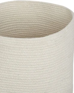 Säilytys<Beliani Puuvillakori Luonnonvalkoinen 44 Cm Silopi
