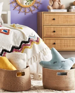 Säilytys<Beliani Puuvillakori Luonnonvari 30 Cm 2 Kpl Chiniot