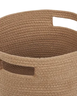 Säilytys<Beliani Puuvillakori Luonnonvari 30 Cm 2 Kpl Chiniot