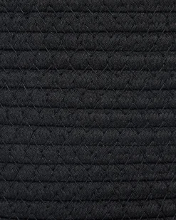 Säilytys<Beliani Puuvillakori Musta 34 Cm 2 Kpl Saryk