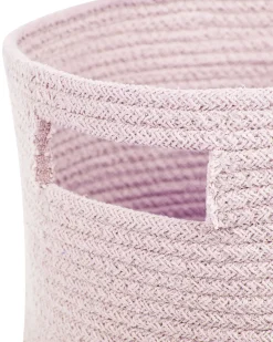 Sale Beliani Puuvillakori Pastellipinkki 30 Cm 2 Kpl Chiniot