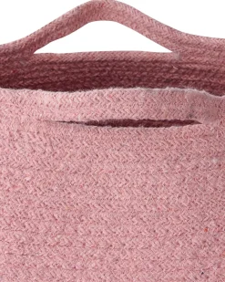 Säilytys<Beliani Puuvillakori Vaaleanpunainen 30 Cm 2 Kpl Panjgur