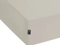 Online Beliani Puuvillalakana Muotoonommeltu Ruskeanharmaa 90 X 200 Cm Janbu