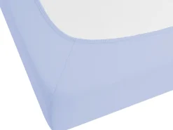 Flash Sale Beliani Puuvillalakana Muotoonommeltu Sininen 90 X 200 Cm Janbu