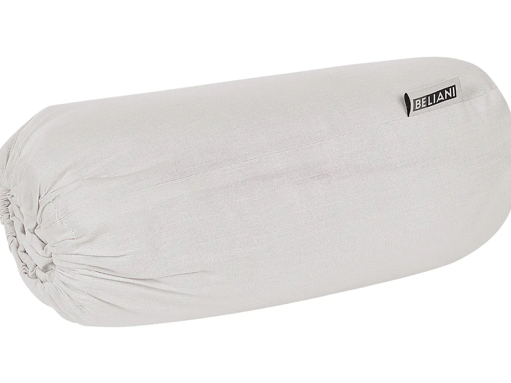 Tekstiilit<Beliani Puuvillalakana Muotoonommeltu Vaaleanharmaa 200 X 200 Cm Janbu