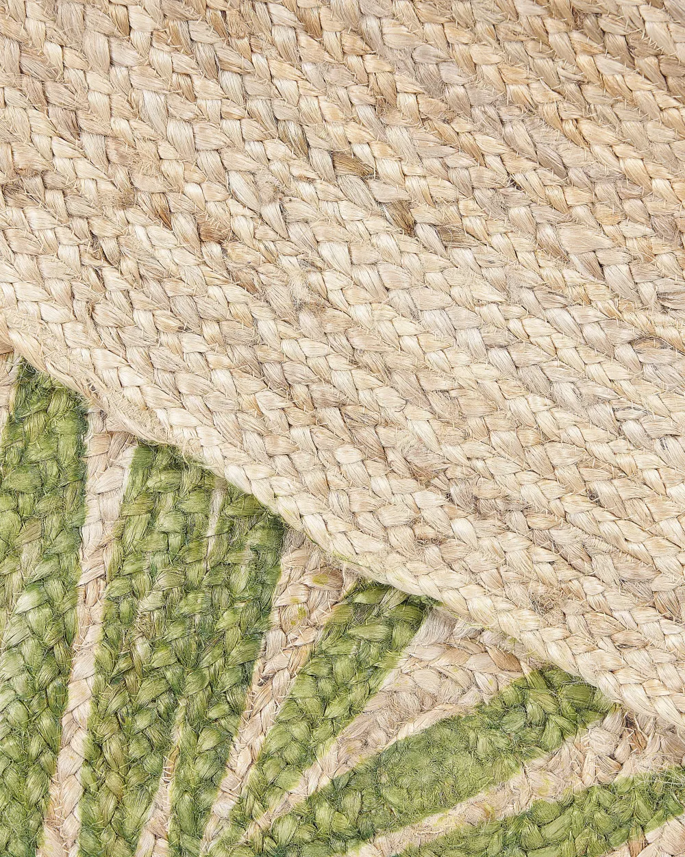 Online Beliani Pyorea Juuttimatto 140 Cm Lehtikuvioilla Bugay