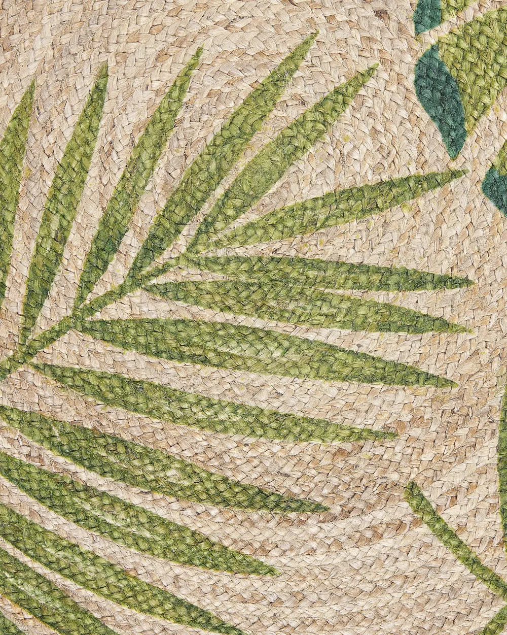 Online Beliani Pyorea Juuttimatto 140 Cm Lehtikuvioilla Bugay