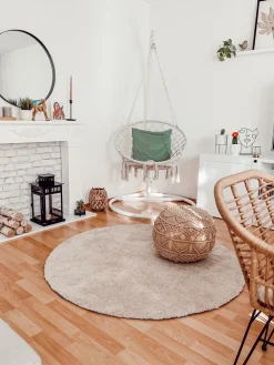 Clearance Beliani Pyorea Matto Beige 140 Cm Demre