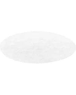 Clearance Beliani Pyorea Matto Kangas Valkoinen 140 Cm Demre