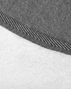 Clearance Beliani Pyorea Matto Kangas Valkoinen 140 Cm Demre