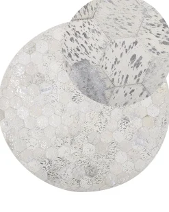 Store Beliani Pyorea Matto Lehmannahka Hopea 140 Cm Bozkoy