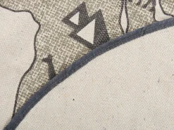 Matot<Beliani Pyorea Matto Puuvilla Ruskeanharmaa 120 Cm Kesda