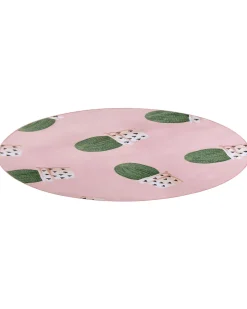 Discount Beliani Pyorea Matto Vaaleanpunainen 120 Cm Eldivan