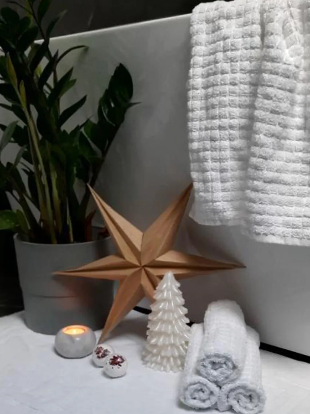 Tekstiilit<Beliani Pyyhesetti 11 Kpl Valkoinen Puuvilla Atai