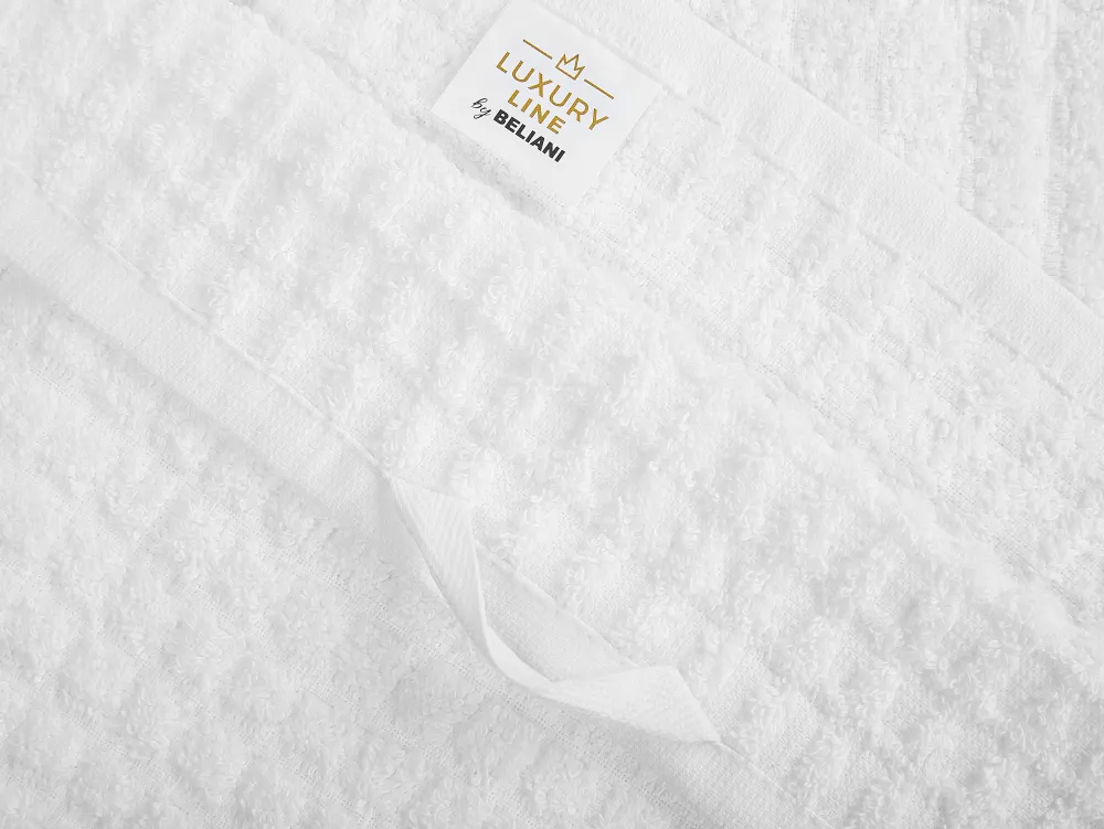 Tekstiilit<Beliani Pyyhesetti 11 Kpl Valkoinen Puuvilla Atai